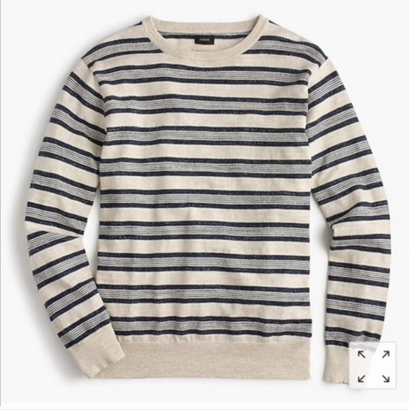 J. Crew Other - J.Crew Mens Striped Cotton Long Sleeve Sweater XL